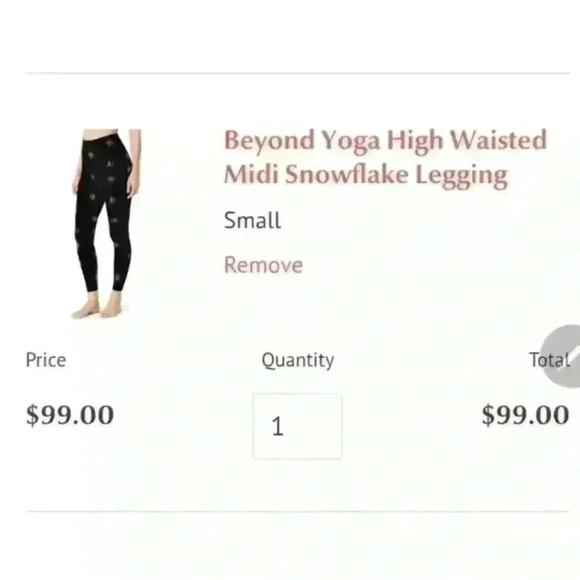 NWT Beyond Yoga High Waisted
Midi Snowflake shiny limited edition Legging
Sz S - Picture 4 of 9
